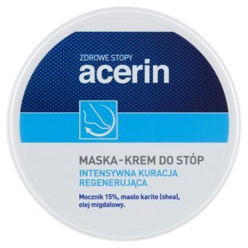 ACERIN Maska-krem Do Stóp Intensywna Kuracja Regenerująca 125 ml