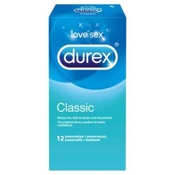 Durex Classic Prezerwatywy 12 szt.