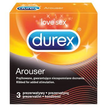Durex Arouser Prezerwatywy 3 szt.