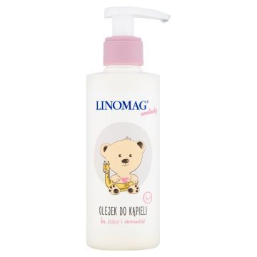 Linomag Emolienty Olejek Do Kąpieli Dla Dzieci i Niemowląt 200 ml