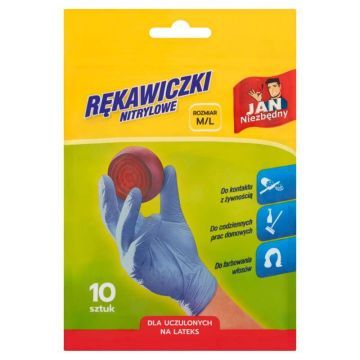 Jan Niezbędny Rękawice Rozmiar M/l 10 szt.