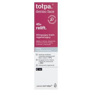 Tołpa Dermo Face Relift 45+ Krem Na Noc 40 ml