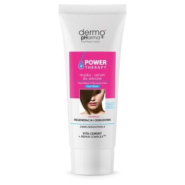 Dermo Pharma Power Therapy Maska-serum Do Włosów Regeneracja i Odbudowa 240 ml