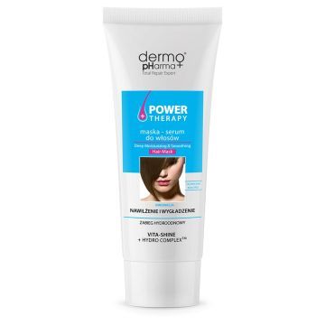 Dermo Pharma Power Therapy Maska Do Włosów Nawilżenie i Wygładzenie 240 ml