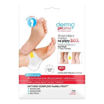 Dermo Pharma S.o.s Maska Na Pięty Złuszczająca 2 szt.