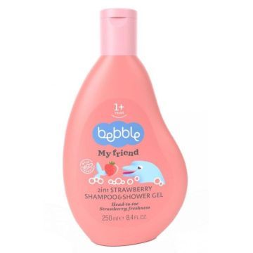 Bebble Szampon i Żel Do Kąpieli Truskawkowy 250 ml