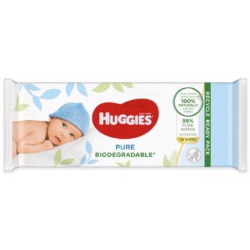 Huggies Pure Bio Chusteczki Nawilżane 56 szt.