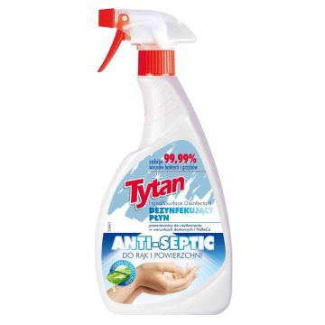 Tytan Anti Septic Płyn Do Dezynfekcji Rąk i Powierzchni 500 g