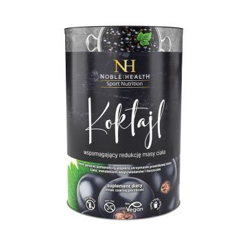 Noble Health Slim Line Koktajl Wspomagający Redukcję Masy Ciała Smak Czarnej Porzeczki 150 g
