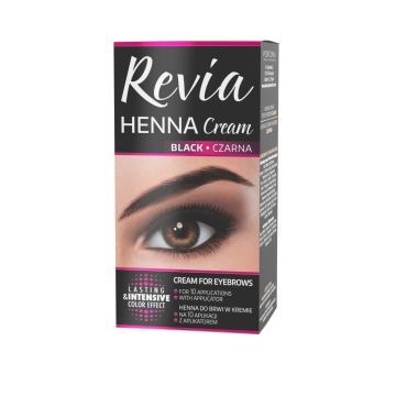 Revia Henna Do Brwi Czarna w Kremie 15 ml