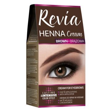 Revia Henna Do Brwi Brązowa Kremowa 15 ml