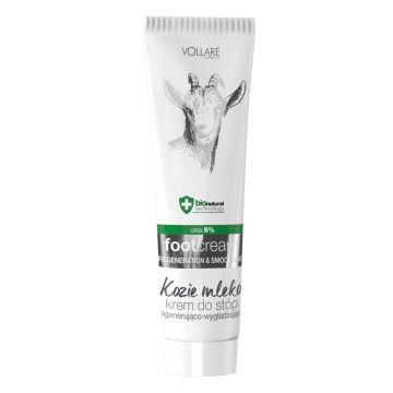 Vollare Kozie Mleko Krem Do Stóp Regenerująco-wygładzający 100 ml