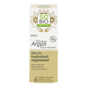 So'bio Etic Précieux Argan Serum Do Twarzy Regenerująco-nawilżające 30 ml