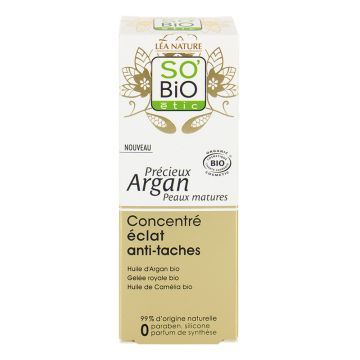 So'bio Etic Précieux Argan Koncentrat Przeciw Przebarwieniom Rozjaśniający 40 ml