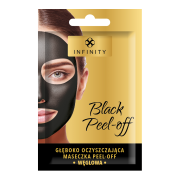 INFINITY INFINITY MASKA OCZYSZ.BLACK PEEL-OFF 6G