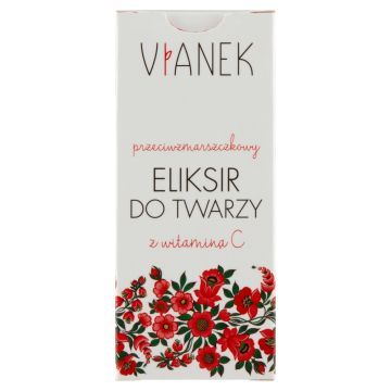 Vianek Czerwona Serum Do Twarzy Przeciwzmarszczkowe z Witaminą c 30 ml