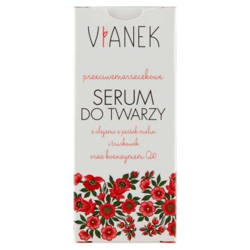 Vianek Czerwona Serum Do Twarzy Przeciwzmarszczkowe 30 ml