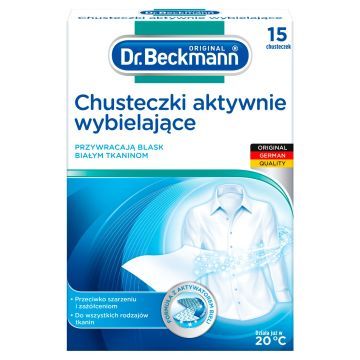 Dr. Beckmann Chusteczki Wybielające 15 szt.