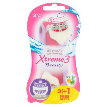 Wilkinson Sword Xtreme 3 Maszynki Do Golenia Beauty 4 szt.