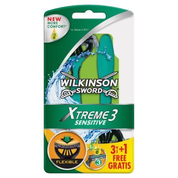 Wilkinson Sword Xtreme 3 Maszynki Do Golenia Sensitive 4 szt.