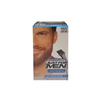 Just For Men Moustache & Beard Żel Koloryzujący Do Brody i Wąsów M-30 Średni Jasny Brąz 60 ml
