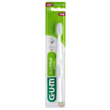 Gum Activital Końcówki Do Szczoteczki Sonicznej 2 szt.
