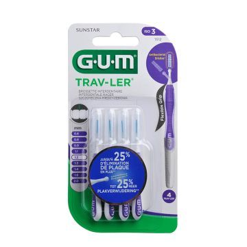 Gum Trav-ler Szczoteczki Międzyzębowe 1,2 Mm 4 szt.