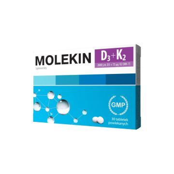 MOLEKIN MOLEKIN D3+K2 TABL.POWL.30 SZT