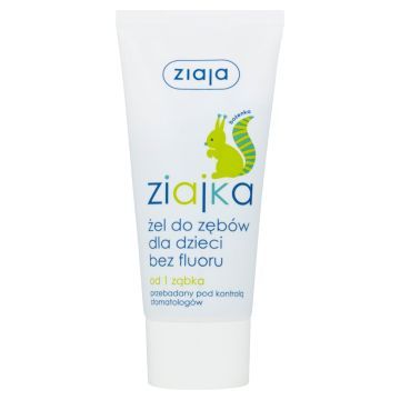 ZIAJA Pasta Dla Dzieci Bez Fluoru 50 ml