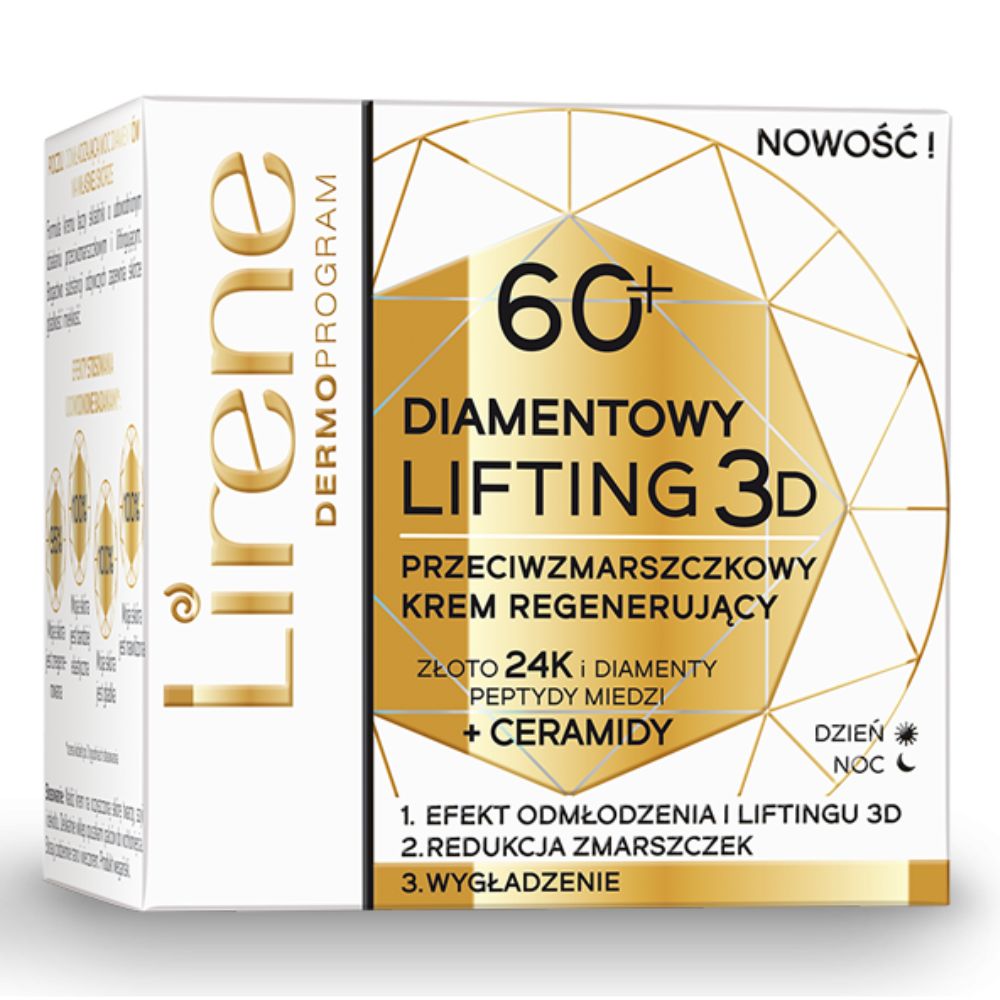 LIRENE DIAMENT LIFT 3D KREM UJĘD 60 50ML main product photo