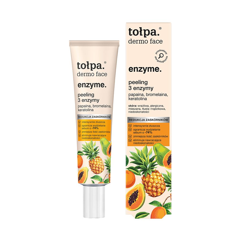 Tołpa Dermo Face Enzyme peeling enzymatyczny 3 enzymy 40 ml