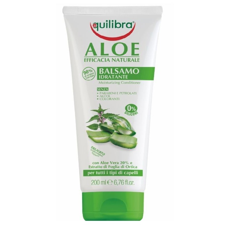 Equilibra Nawilżająca aloesowa odżywka do włosów 200 ml