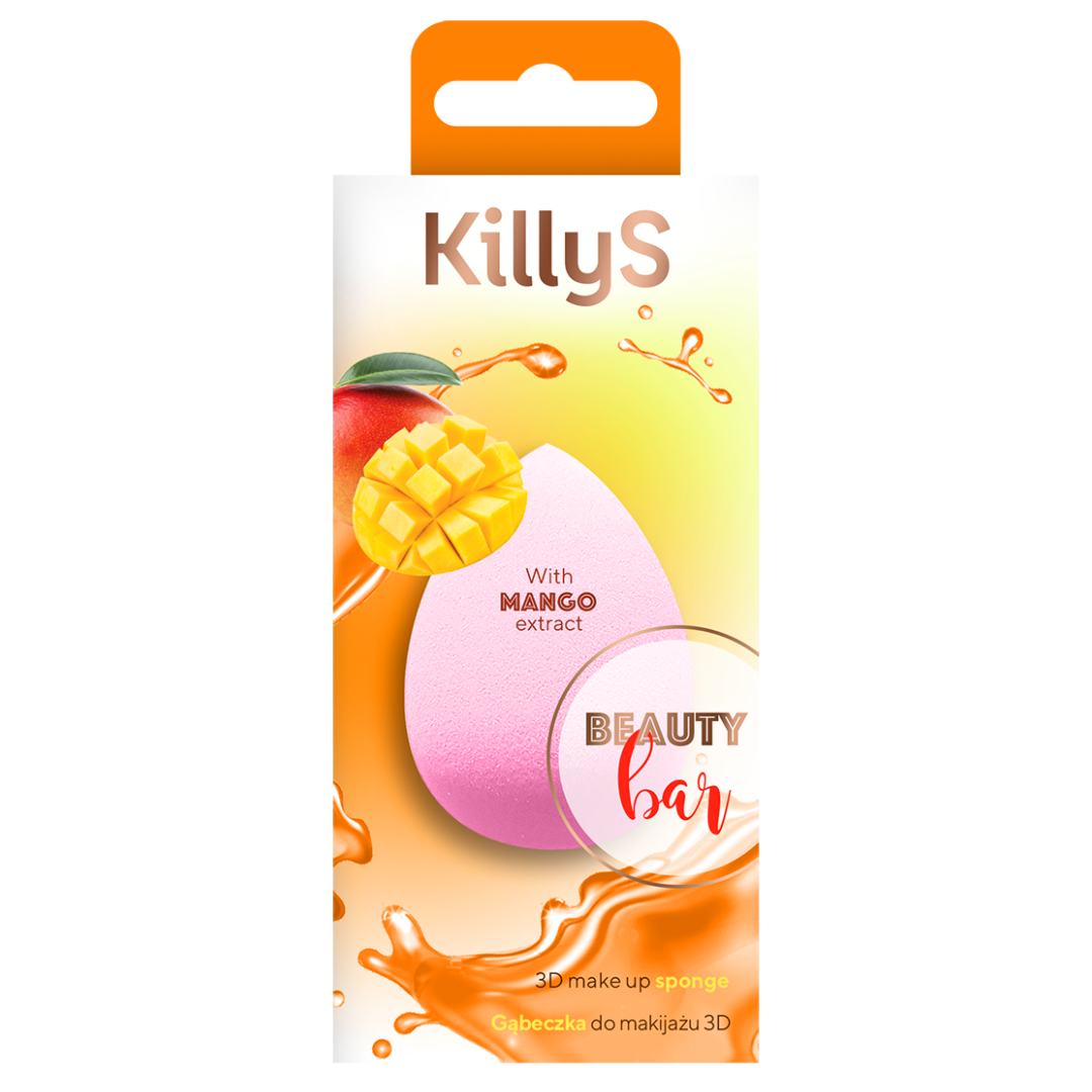 KILLYS Beauty Bar gąbeczka 3D z ekstraktem z mango