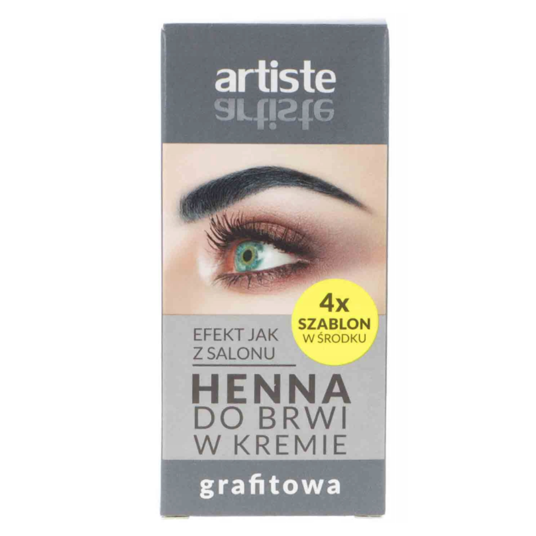 ARTISTE HENNA DO BRWI GRAFITOWA 2 + 2 g