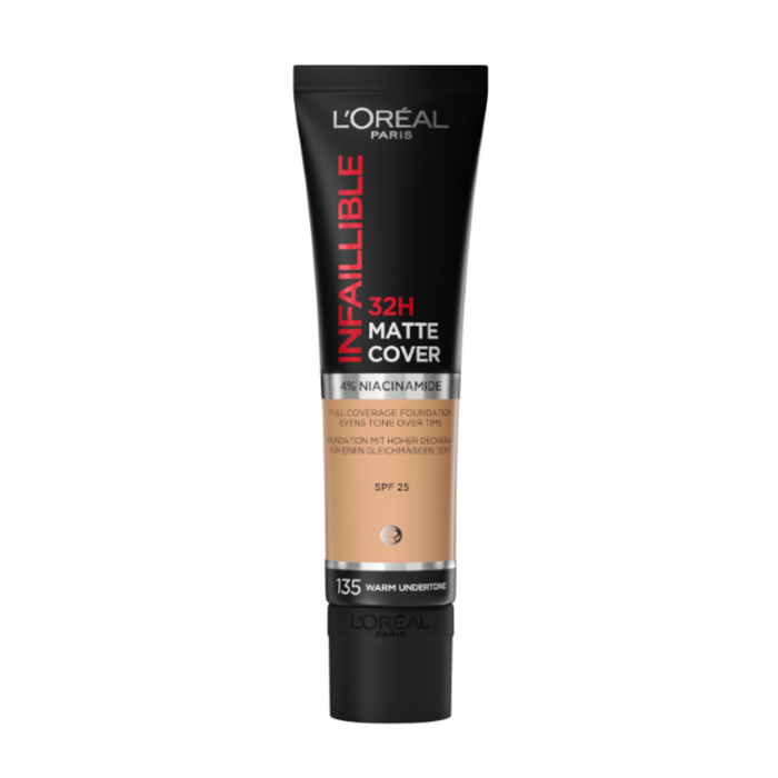 L'OREAL INFAILLIBLE MATTE COVER 135 WARM UNDERTONE main product photo