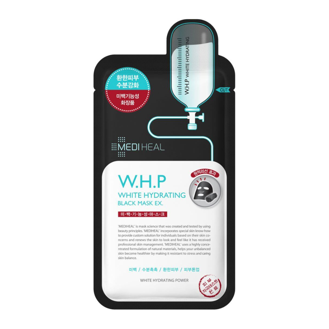 MEDIHEAL MASKA W PŁACHCIE W.H.P WHITE HYDRATING CZARNA NAWILŻAJĄCA