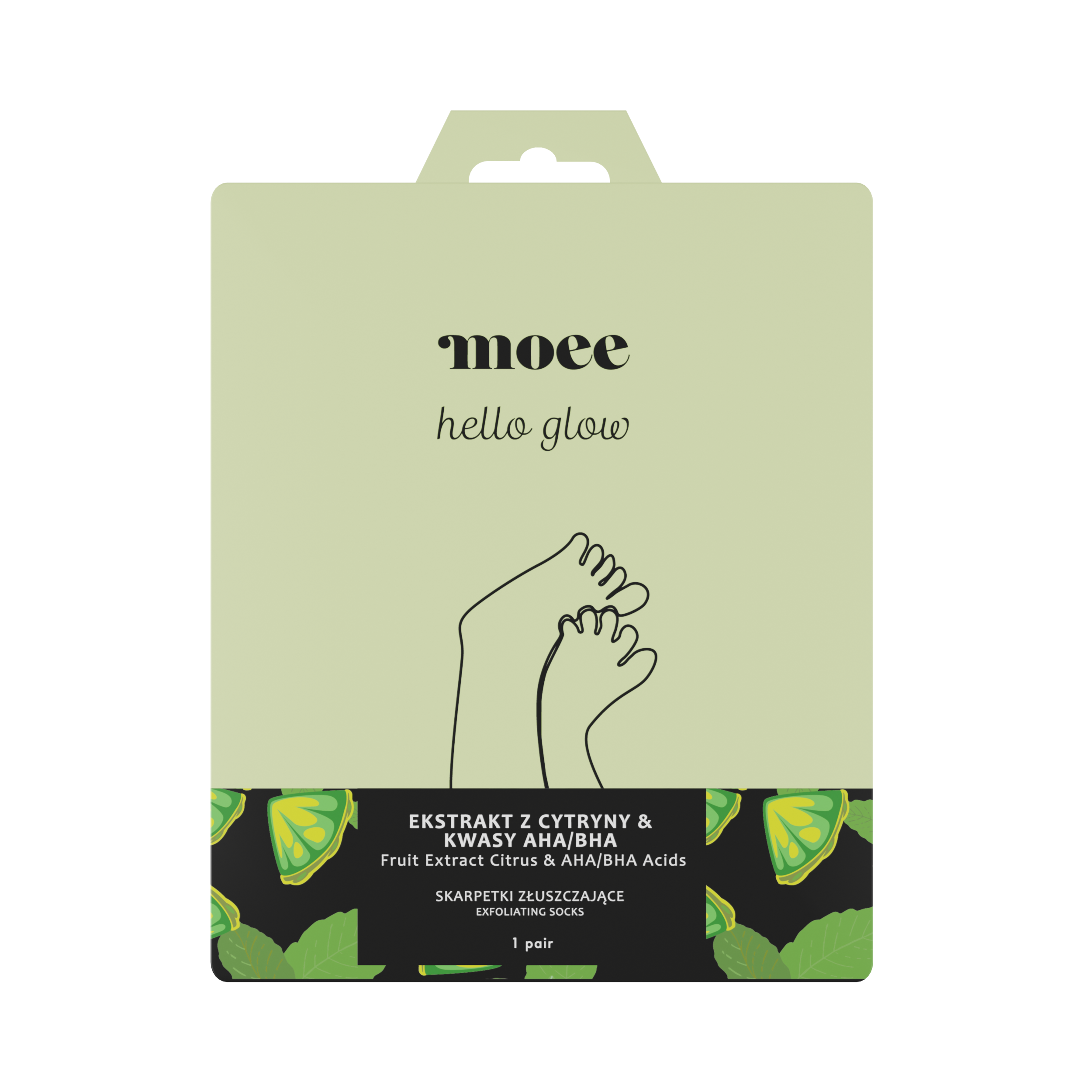 Moee peeling do st&oacute;p złuszczający  1 szt.