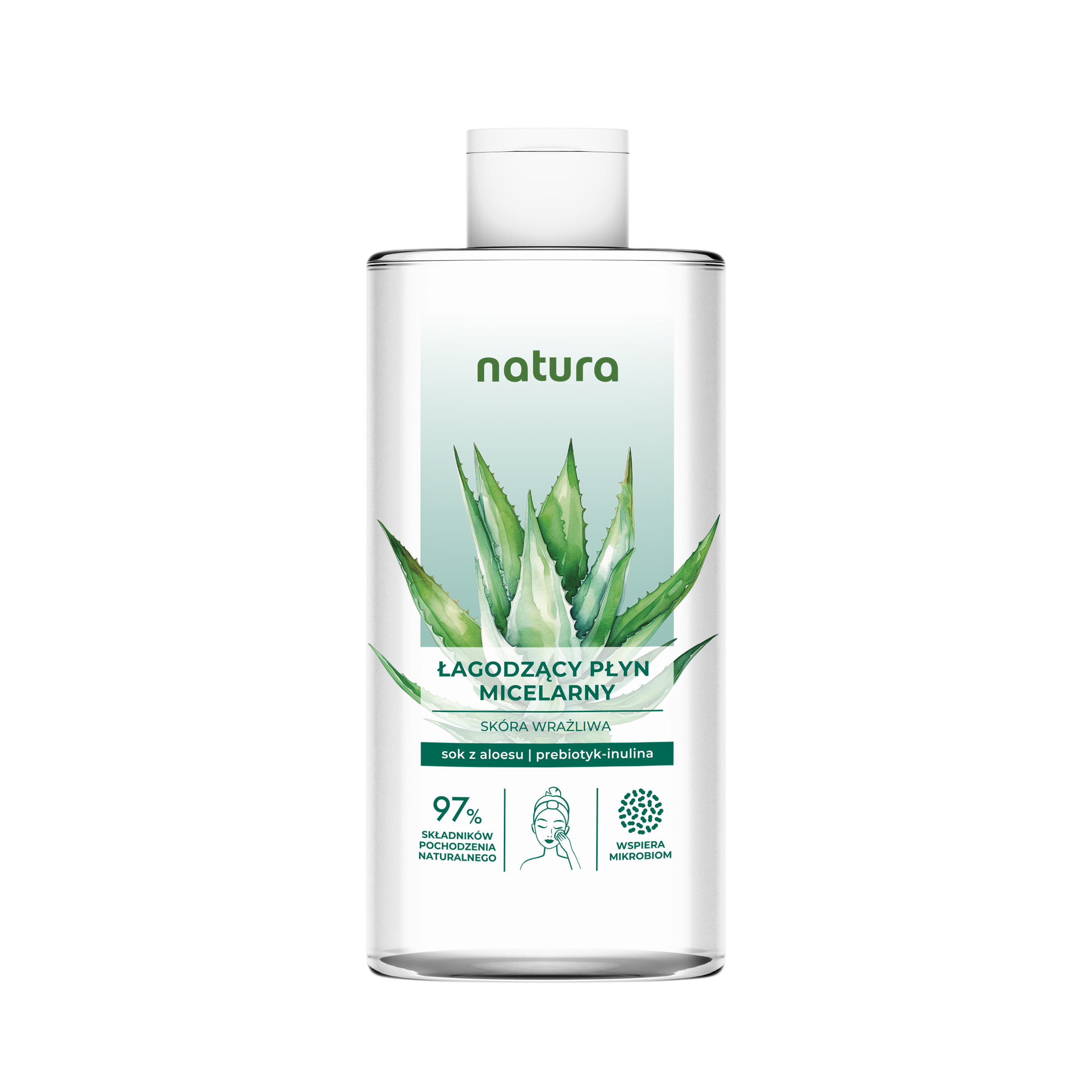 NATURA PŁYN MICELARNY ALOES 400 ML