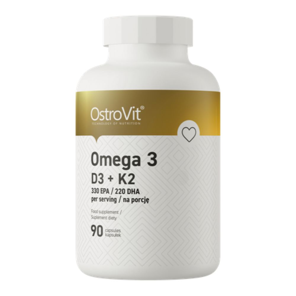OstroVit Omega 3 D3 + K2 90 kapsułek