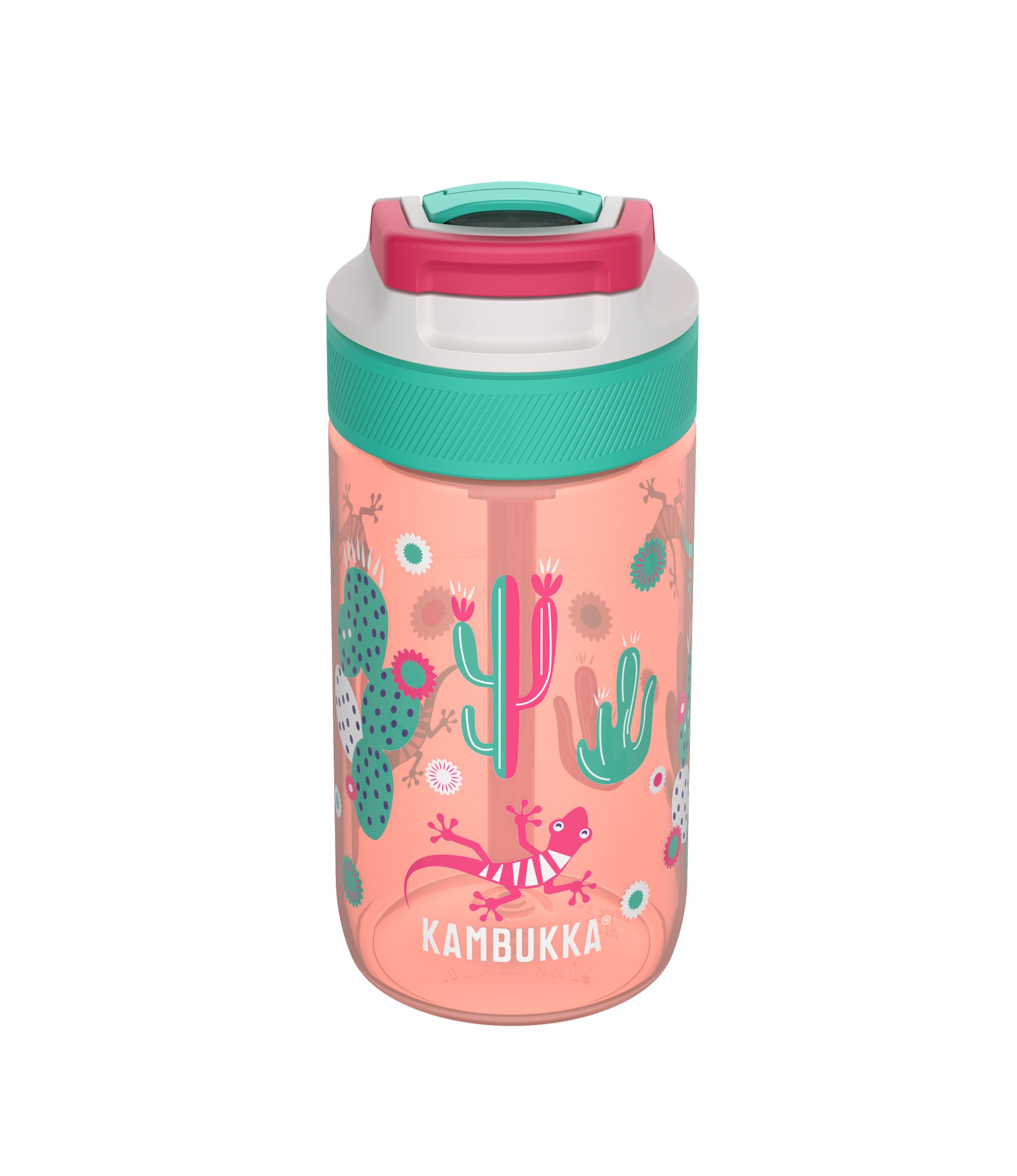 Kambukka butelka dla dzieci Lagoon 400 ml - Cactus Gekko