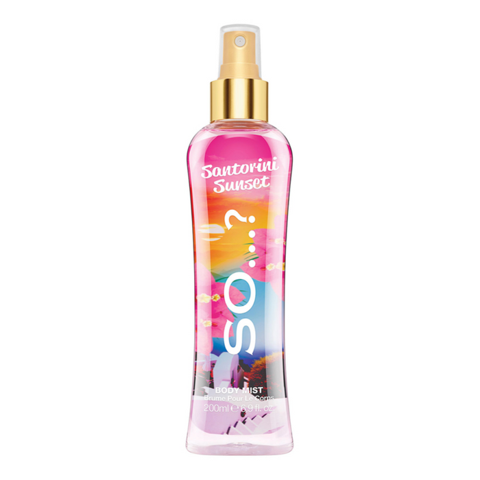 SO…? SANTORINI SUNSET mgiełka do ciała 100 ml main product photo