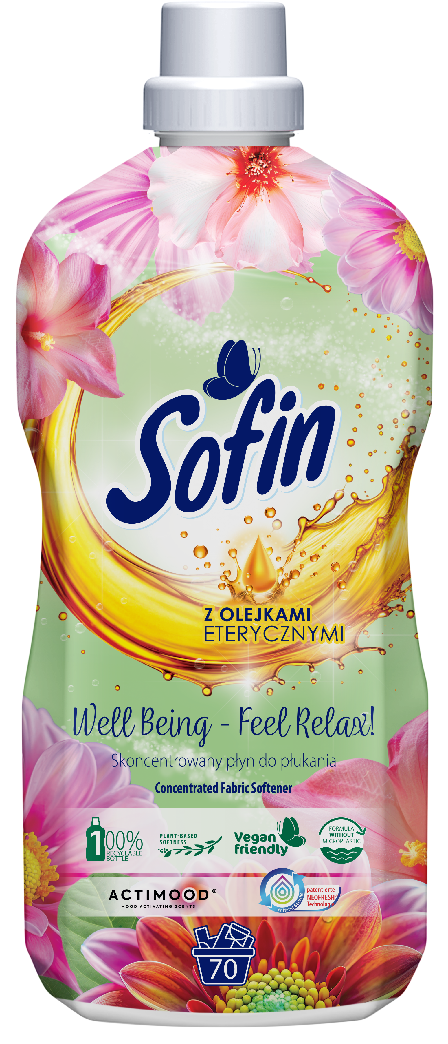 Sofin Well Being Feel Relax płyn do płukania 1,4 l