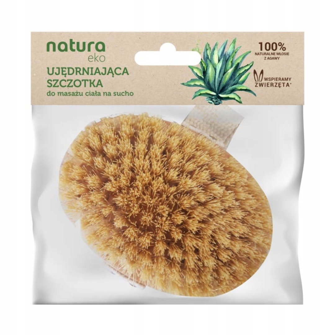 NATURA EKO UJĘDRNIAJĄCA SZCZOTKA DO MASAŻU CIAŁA 1 SZT.