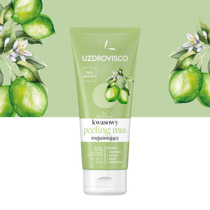 Uzdrovisco Bezolejowy kwasowy peeling-mus rozjaśniający 60 ml main product photo