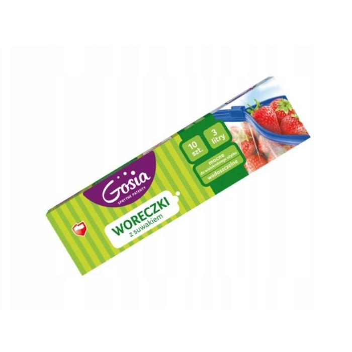 Gosia woreczki z suwakiem 3l 10szt main product photo