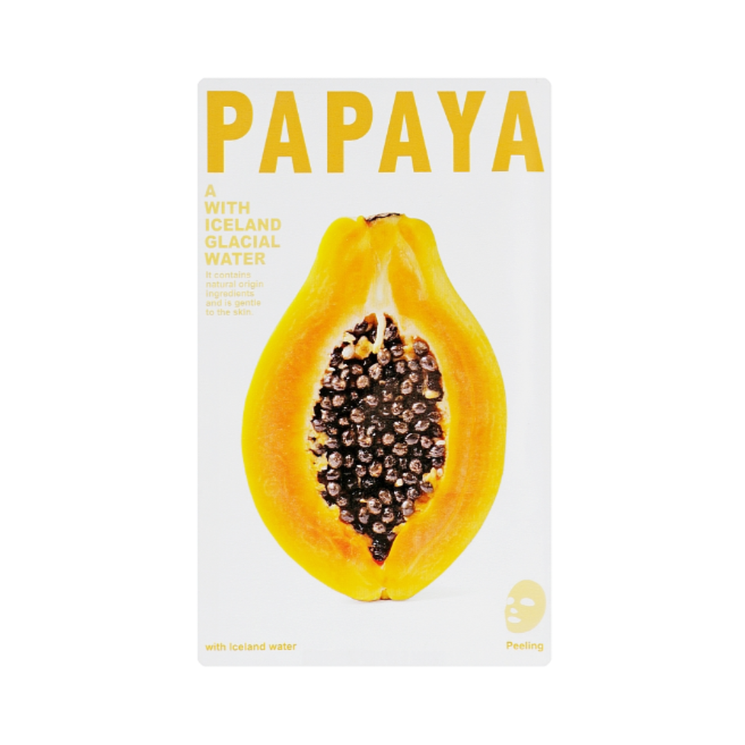 ICELAND Wygładzająca maska z wodą z lodowca i papają