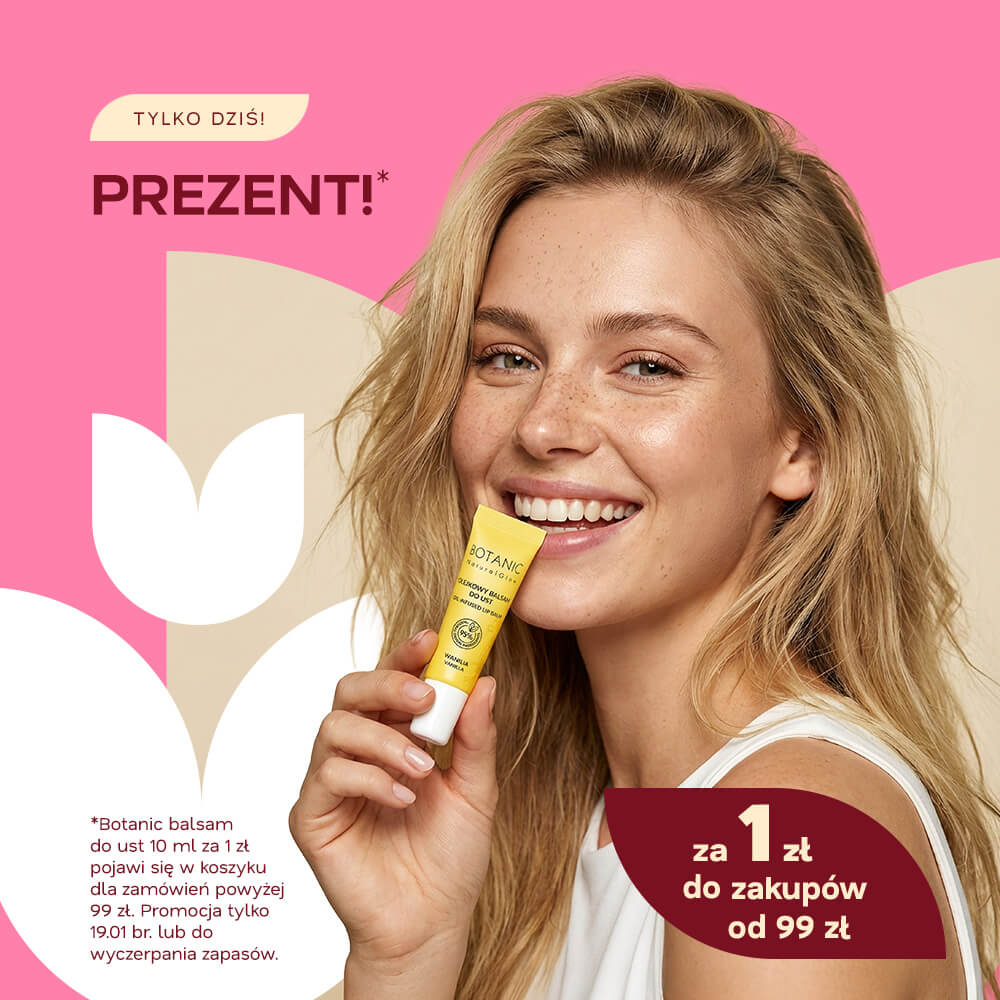 Prezent do zakupów od 99 zł - Botanic balsam do ust za 1 zł