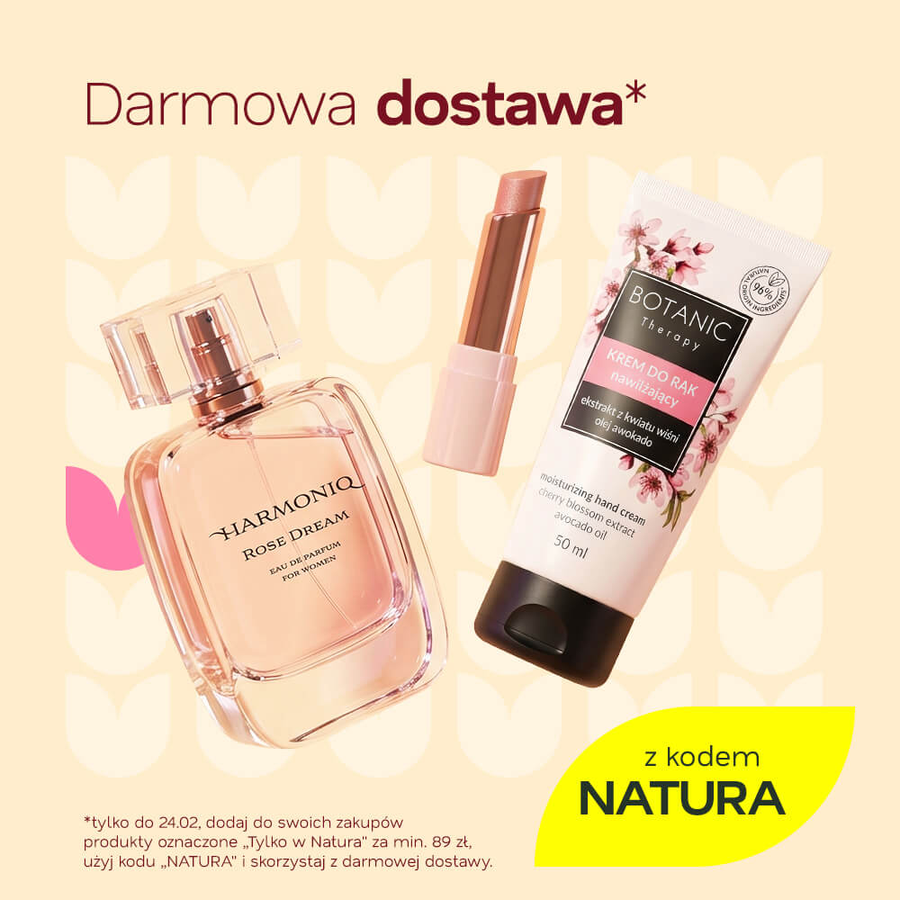 Darmowa dostawa od 89 zł na wybrane produkty z kodem: NATURA