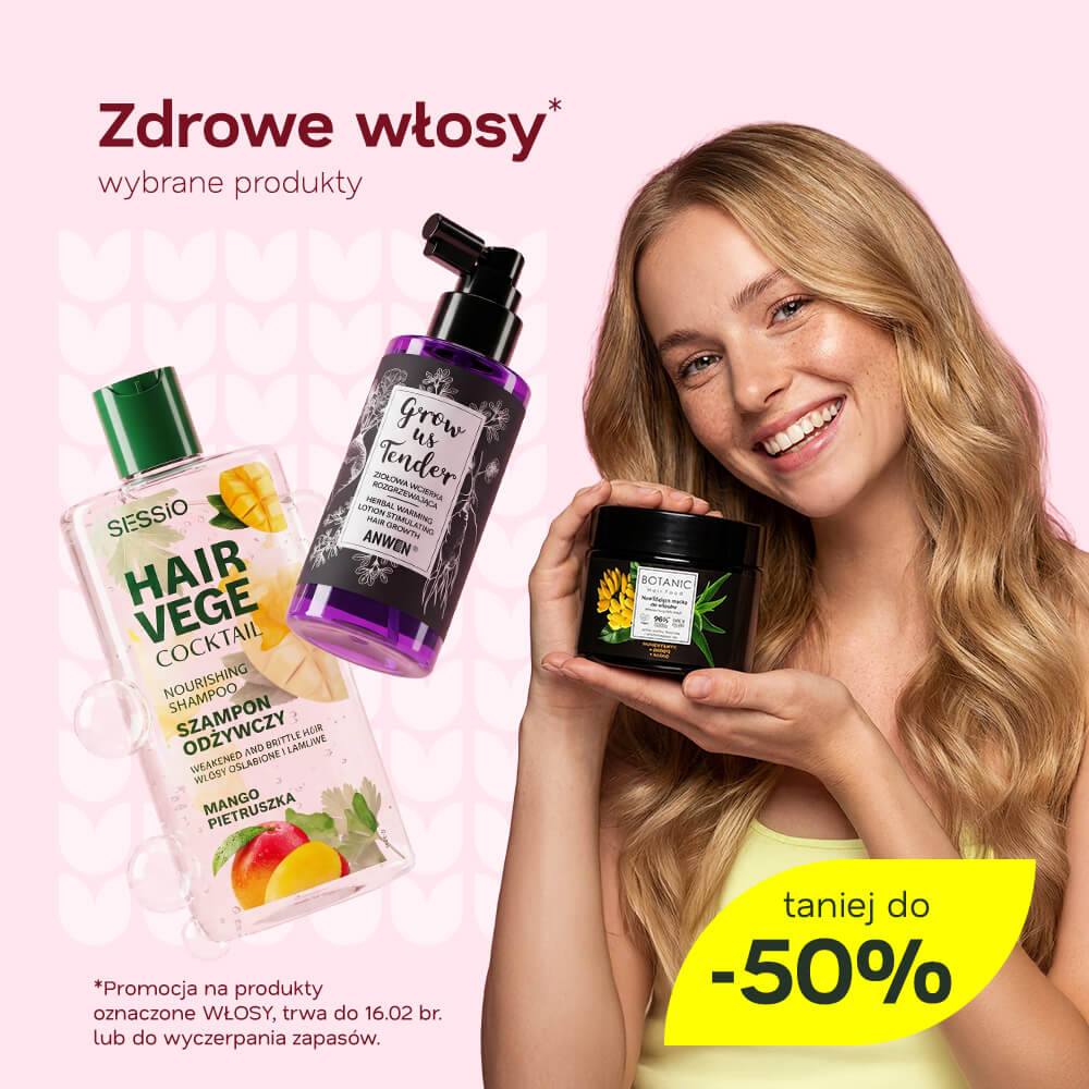 Zdrowe włosy do -50%
