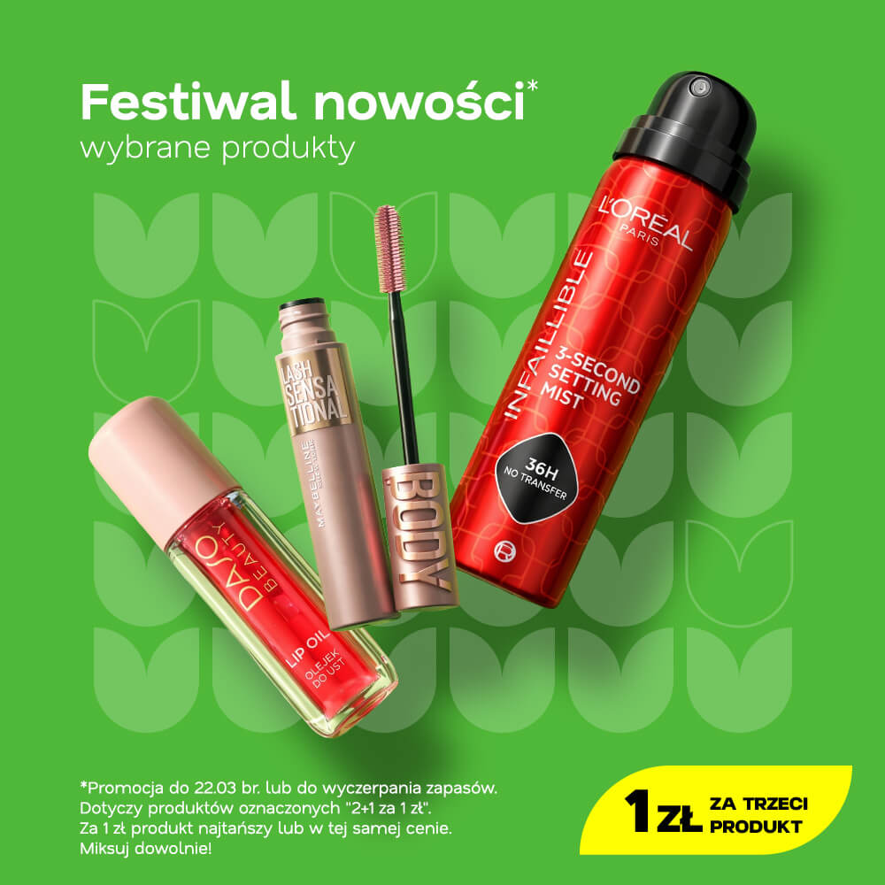 Festiwal nowości 2+1 za 1 zł